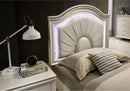 Allie Pearl White Twin Bed