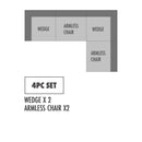 Sunny - Natural White - Modular Sectional Fabric - Create your own Style - Ornate Home