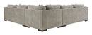 Bayless - Smoke - 3pc Symmetrical Sectional - Ornate Home