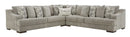 Bayless - Smoke - 3pc Symmetrical Sectional - Ornate Home
