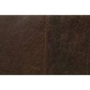 Porchester Distress Chocolate Leather Loveseat