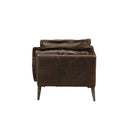 Porchester Distress Chocolate Leather Chair