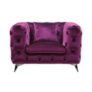 Atronia - Purple - Chair - Ornate Home