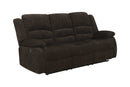 Gordon - Chocolate - 2pc Living Room Reclining Set - Ornate Home