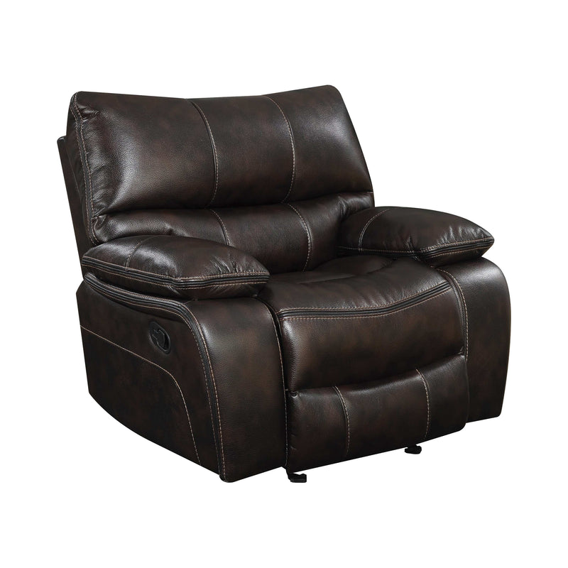 Willemse - Dark brown - 3pc Motion Living Room Set - Ornate Home