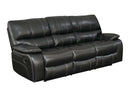 Willemse - Black - Motion Sofa w/ Drop-Down Table - Ornate Home