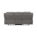 Higgins - Grey - 2pc Motion Living Room Set - Ornate Home