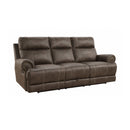 Brixton - Buckskin Brown - 2pc Motion Sofa & Loveseat - Ornate Home