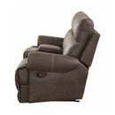 Brixton - Buckskin Brown - 2pc Motion Sofa & Loveseat - Ornate Home