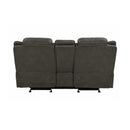 Wyatt - Grey - 2pc Motion Sofa & Loveseat - Ornate Home
