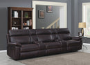 Albany - Brown - Power Reclining Sectional - Ornate Home
