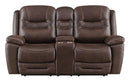 Hemer - Chocolate - Power^2 Loveseat - Ornate Home