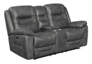 Hemer - Dark Grey - Power^2 Loveseat - Ornate Home