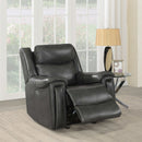 Shallowford - Hand Rubbed Charcoal - Power^2 Glider Recliner - Ornate Home