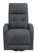 Piotr - Charcoal - Power Lift Recliner - Ornate Home