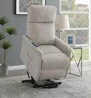 Pearce - Beige - Power Lift Recliner - Ornate Home