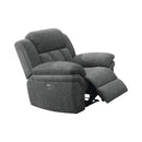 Bahrain - Charcoal - Glider Recliner - Ornate Home