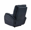 Muna - Blue -  Power^3 Recliner w/ Power Lumbar - Ornate Home