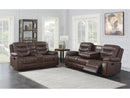 Flamenco - Brown - 2pc Motion Living Room Set - Ornate Home