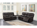 Longport - Dark Brown - 2pc Power Living Room Set - Ornate Home