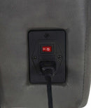 Conrad - Grey - Power Sofa - Ornate Home