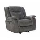 Conrad - Grey - Power Recliner - Ornate Home