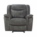 Conrad - Grey - Power Recliner - Ornate Home