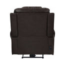 North - Dark Brown - Power^2 Glider Recliner - Ornate Home