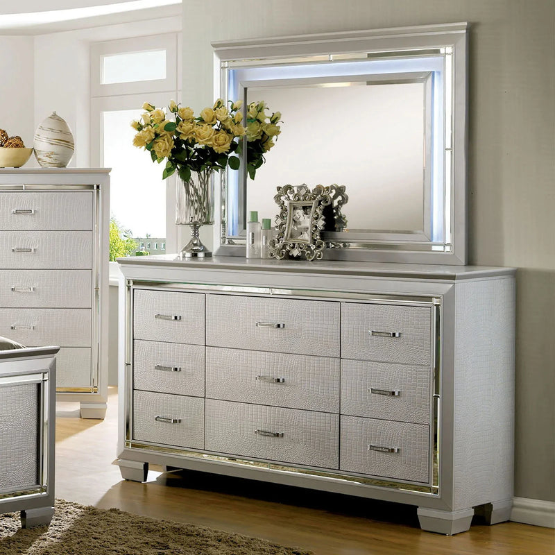 Bellanova Silver Bedroom Mirror