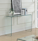 Retmo - Clear - Sofa Table - Ornate Home