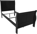 Louis Philip Black Youth Sleigh Bedroom Set