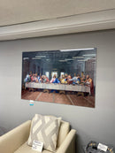Last Supper Tempered Glass w / Foil Wall Art