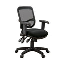 Rollo Black Adjustable Height Office Chair