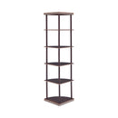 Zayna - Cappuccino - Corner Bookcase - Ornate Home