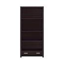 Skylar - Cappuccino - Bookcase w/ Storage Drawer - Ornate Home