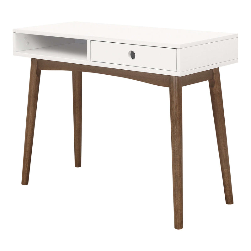 Bradenton - White And Walnut - Writing Desk - Ornate Home