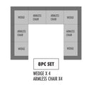 Sunny Natural White Modular Sectional / Create your own Style