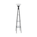 Gianni Charcoal Black Versatile Shelf Tower Floor Lamp