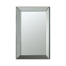 Pinciotti Silver Rectangular Beveled Wall Mirror