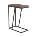 Chevron Tobacco Accent Table