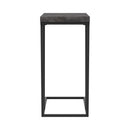 Chevron Grey Expandable Accent Table