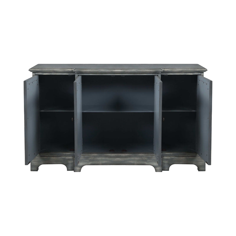 Hazel - Grey - Accent Cabinet - Ornate Home