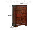 Alisdair Reddish Brown Chest of Drawers