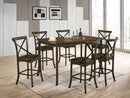 Buhl Burnished Oak/Espresso Counter Height Side Chair (Set of 2)