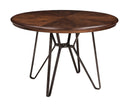 Centiar - Two-tone Brown - Round Dining Table - Ornate Home