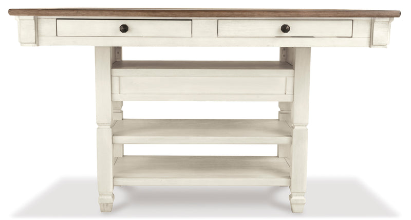 Bolanburg Counter Height Dining Table w/ Wine Rack