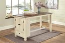 Bolanburg Counter Height Dining Table w/ Wine Rack