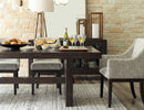 Burkhaus Dark Brown Dining Room Set / 7pc