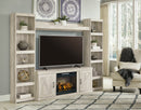 Bellaby Whitewash Entertainment Center