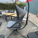 Wave Black Swing Chair Stand